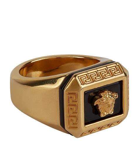 versace rapper ring usato|Versace Men's Ring Plated Gold Hip Hop .